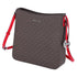 Michael Kors Jet Set Travel Large Messenger Bag Crossbody Brown MK Bright Red